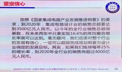 魏少军演讲完整PPT 集成电路销售的现状与未来